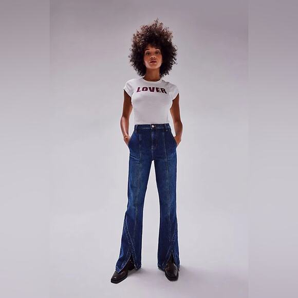 We the Free - Free People - CRVY Mona Flare Jeans - Picture 3 of 16